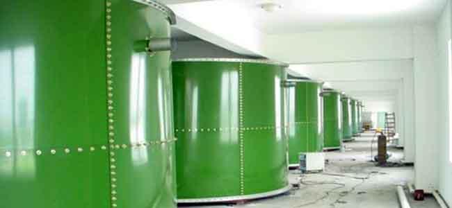 Tangki penyimpanan air hijau gelap untuk sistem penyemprotan api ISO 9001 0