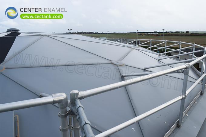 Clear Span Aluminium Dome Roofs Struktur Mendukung Diri 1
