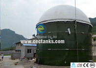 Tangki penyimpanan biogas baja kaca enamel 30000 galon Tangki penyimpanan air tahan lama Biaya rendah