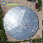 3450N/cm Aluminium Dome Roof Untuk Solusi Penyimpanan Cairan