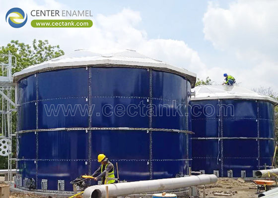 Penampilan yang indah dan mudah dibongkar Tangki penyimpanan air limbah dengan standar desain AWWA D103