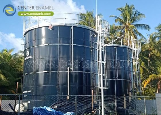 Center Enamel Memberikan Tangki Baja Bolted Untuk Penyimpanan Air Industri