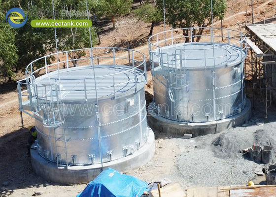 Pemasangan dan Efisiensi Operasional Tangki Air Baja Galvanis Untuk Penyimpanan Air Kebakaran