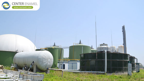 Tangki penyimpanan biogas baja bertulang anti asam dan anti alkali: Dirancang untuk lingkungan suhu rendah