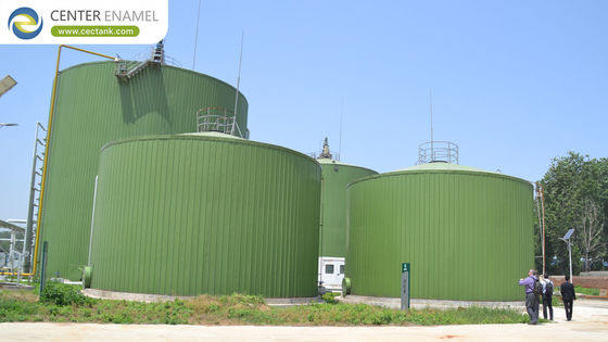 Tangki penyimpanan biogas baja bertengger yang memenuhi standar AWWA D103-09: Solusi yang dapat diandalkan untuk penyimpanan biogas