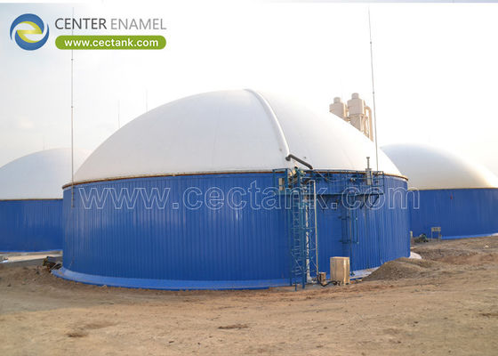 Tangki pencernaan anaerobik dengan pemisah tiga fase untuk proyek biogas