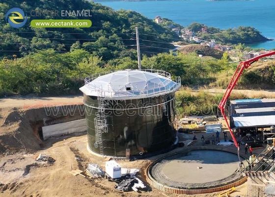 Tangki penyimpanan lumpur Produsen Center Enamel: Tangki GFS yang diborot untuk retensi lumpur jangka panjang