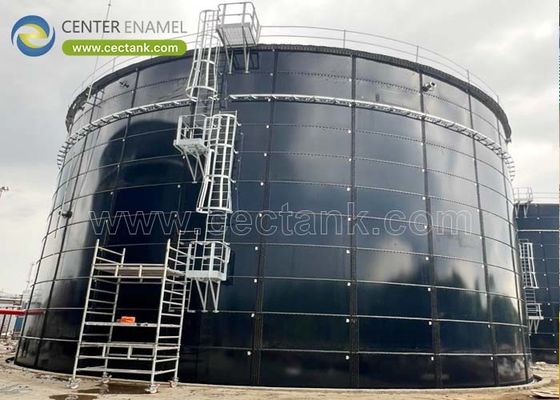200,000 Gallon Glass-Fused-to-Steel Sludge Holding Tank sesuai dengan AWWA D103-09