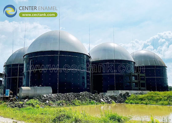 Tangki Pencernaan Anaerobik Kaca Yang Ditemukan Di Baja Digunakan Untuk Membuat Biogas: Energi Berkelanjutan dan Pengelolaan Limbah yang Efisien