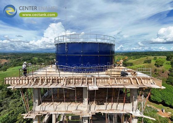 Tangki Penyimpanan Air Minum Berlapis Kaca Baja Dengan Atap Kaca-Menghancurkan Ke Baja: Solusi Premium untuk Penyimpanan Air yang Aman dan Berkelanjutan
