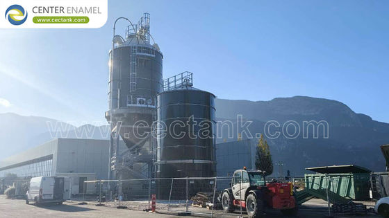 Tangki Kaca-Menghancurkan-ke-Baja sebagai Silos Penyimpanan Gandum untuk Penyimpanan Jagung dan Benih: Solusi Ideal untuk Efisiensi Pertanian