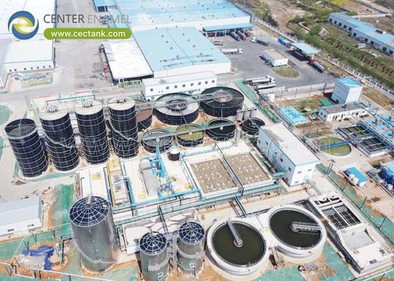 Tangki air industri untuk pabrik pengolahan air limbah Coca-Cola