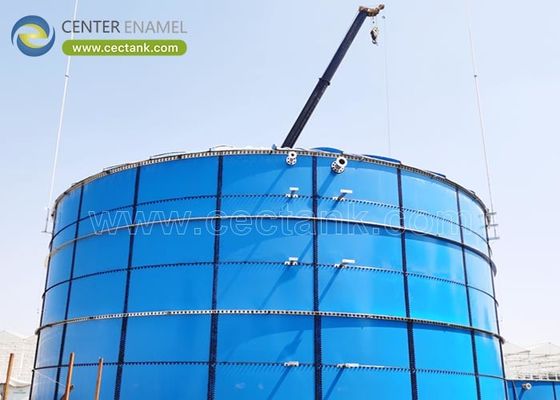 Penyimpanan Tangki Baja Lapisan Epoxy Desain yang Dapat Disesuaikan