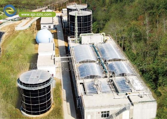 Center Enamel Menyelesaikan Proyek Tangki Penyimpanan 10.300m3 dengan Kolaborasi dengan Perusahaan Pertanian Babi Cina yang Terkenal