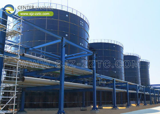 Center Enamel Memberi Bahan Bakar Pertumbuhan Biogas Bulgaria Dengan Tangki Reaktor CSTR Canggih