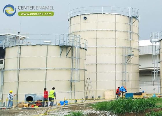 Center Enamel Menyediakan Tangki Baja Lapisan Epoxy Untuk Proyek Air Minum Afghanistan