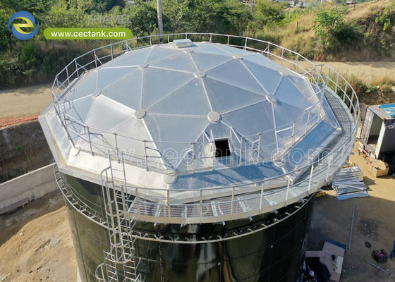 Center Enamel Dapat Menyediakan Atap Dome Aluminium untuk Tangki Penyimpanan Minyak Georgia