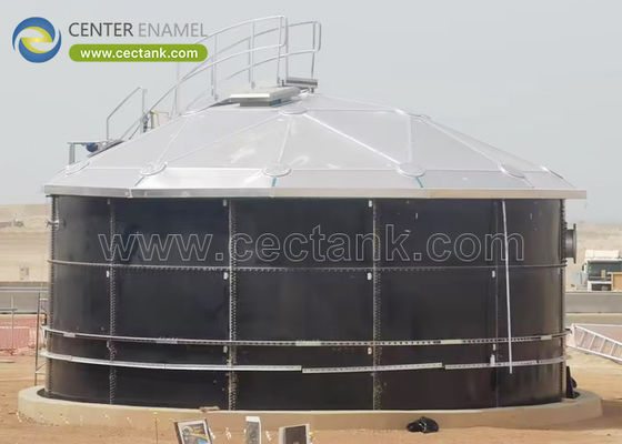 Center Enamel Dapat Menyediakan Atap Dome Aluminium untuk Tangki Penyimpanan Minyak Brut Oman