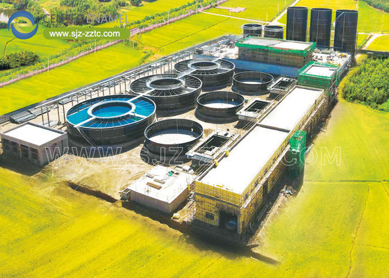 Center Enamel Memberikan Tangki Digester Anaerobik Untuk Proyek Pengolahan Air Limbah Tunisia