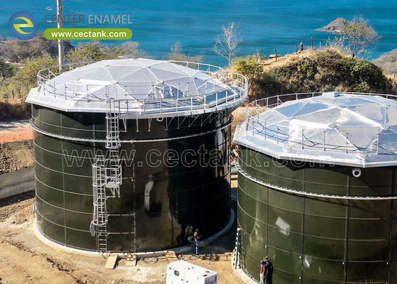 Atap kubah aluminium tahan korosi tinggi untuk tangki penyimpanan minyak mentah Republik Demokratik Kongo