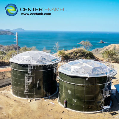 Center Enamel Dapat Menyediakan Atap Dome Aluminium untuk Tangki Penyimpanan Minyak Besi Madagascar