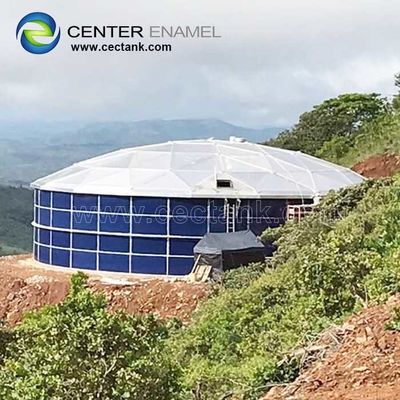 Center Enamel Dapat Menyediakan Atap Dome Aluminium untuk Tangki Penyimpanan Minyak Brut Nigeria