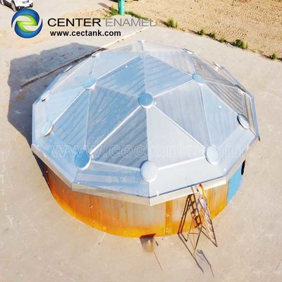 Center Enamel Dapat Menyediakan Atap Dome Aluminium untuk Tangki Penyimpanan Minyak mentah Sudan Selatan