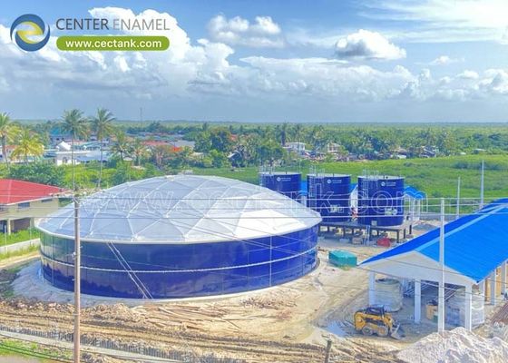 Center enamel dapat menyediakan atap terapung eksternal untuk Qatar Oil & Gas Storage Tanks