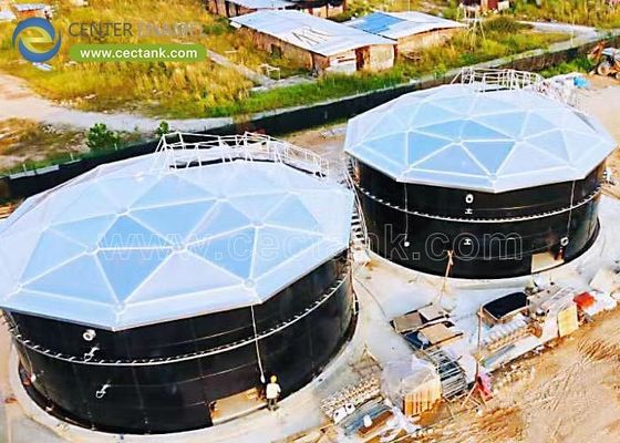 Center enamel dapat menyediakan atap mengambang eksternal untuk minyak Yaman & Gas Storage Tanks