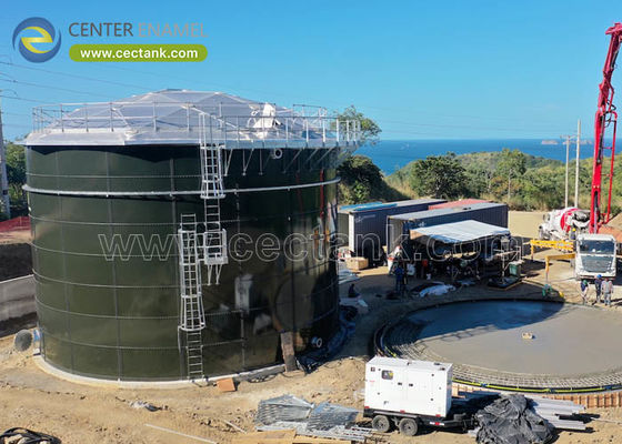 Center enamel dapat menyediakan atap terapung eksternal untuk minyak Bolivia & Gas Storage Tanks