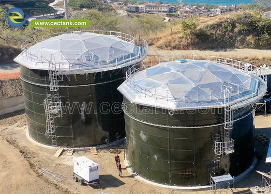 Center enamel dapat menyediakan atap terapung eksternal untuk Bulgaria Tank penyimpanan minyak & gas