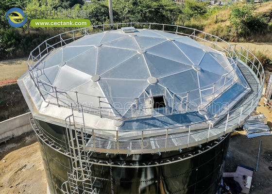 Center enamel dapat menyediakan atap terapung eksternal untuk minyak Yunani & Gas Storage Tanks
