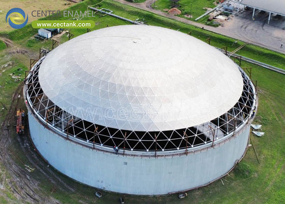 Center enamel dapat menyediakan atap mengambang eksternal untuk Benin Oil & Gas Storage Tanks