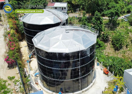 Center enamel dapat menyediakan atap terapung eksternal untuk Comoros Oil & Gas Storage Tanks