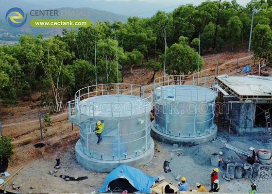 China Galvanized Bolted Industrial Water Storage Tank Produsen