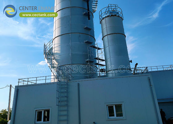 Tangki baja tahan karat yang dirancang dengan presisi untuk sistem fermentasi biogas