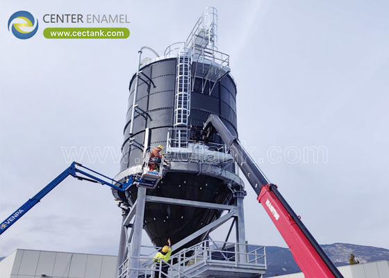 Tangki Glass-Fused-to-Steel 100.000 Liter Kustom Dari Center Enamel Solusi Silo Utama Anda