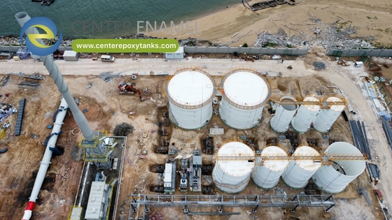 Tangki baja bertulang yang dilapisi epoksi untuk penyimpanan silo: Pengekangan bulk untuk barang kering