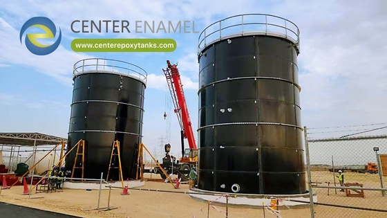 Tangki baja bertulang untuk penyimpanan biogas yang dilapisi epoksi: menyimpan biogas yang dihasilkan dengan aman