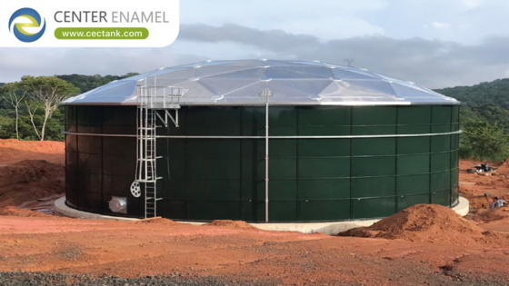Atap kubah geodetik aluminium untuk tangki penyimpanan minyak bahan bakar