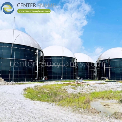 Atap Membran Ganda untuk Digester Anaerobik: Penting untuk menangkap dan menyimpan biogas.