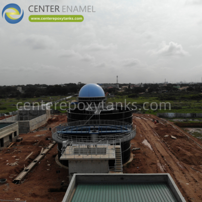 Atap Membran Ganda untuk Pencerna Biogas: Menangkap dan menyimpan biogas secara efektif.
