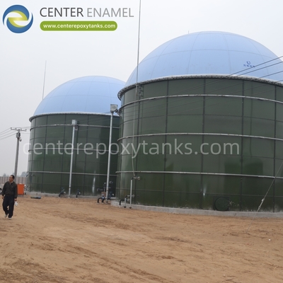 Atap Membran Ganda untuk Limbah Hewan: Mengumpulkan dan menyimpan biogas dari kotoran hewan.