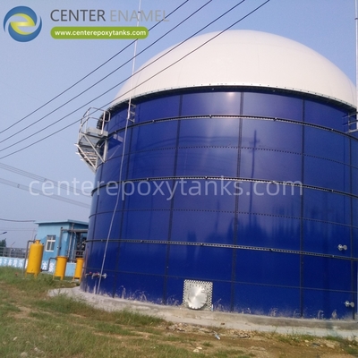 Atap Membran Ganda untuk Limbah Pertanian: Menyegel tangki dan menyimpan gas.
