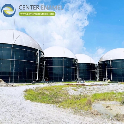 Tangki biogas untuk pengolahan limbah industri: Tangki utama untuk pencernaan biogas.