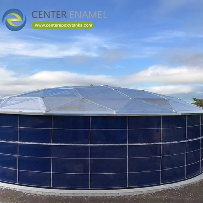 Kubah Kubah Geodesik Aluminium untuk Tangki Penyimpanan Air Limbah: Berisi Limbah dan Mengendalikan Bau