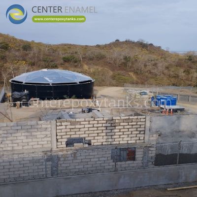 Atap Kubah Aluminium untuk Penyimpanan Lumpur Kota: Menyediakan penutup yang kedap dan tahan korosi