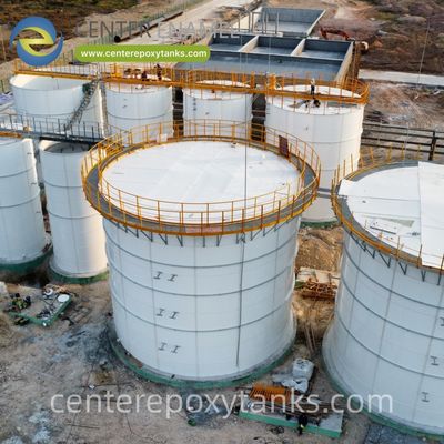 Tangki Lapisan FBE untuk Pengolahan Air Limbah Minyak Sawit- Dirancang untuk penahanan tahan lama dari POME organik tinggi (Palm Oil Mill Effluent).