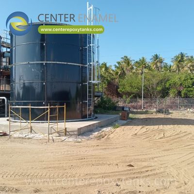 Tangki Baja Berlapis Epoxy untuk Lindi TPA
