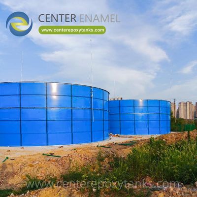 Tangki Baja Lapis Epoxy untuk Penyimpanan Biogas Penampung Gas: Struktur bawah yang tahan lama untuk sistem penampung gas.
